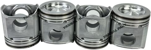 4 PC Piston RE527039 Suitable for John Deere 4045T Engine Part in Saudi Arabia
