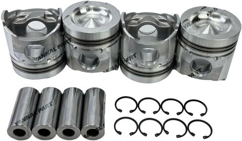4 PC Piston 168-4531 7N9805 Suitable for Caterpillar 3304 Engine Part in Saudi Arabia