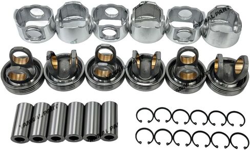6 PC 238-2716 107-7545 Piston Suitable for Caterpillar 3116 Engine Part in Saudi Arabia