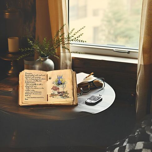 مجلة جلدية كلاسيكية للنساء والرجال - كتاب الظلال، مجلة جريمويري الساحرة مع قفل للإغلاق - 200 صفحة مصنوعة يدويًا من ورق ذو حافة عتيقة - دفتر ملاحظات من الجلد البني الريفي مقاس 7 × 5 in Kuwait