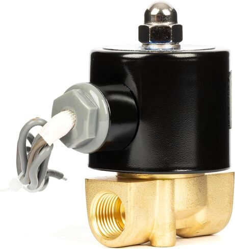 U.S. Solid 1/4" Brass Electric Solenoid Valve 24VDC Normally Closed VITON in Saudi Arabia