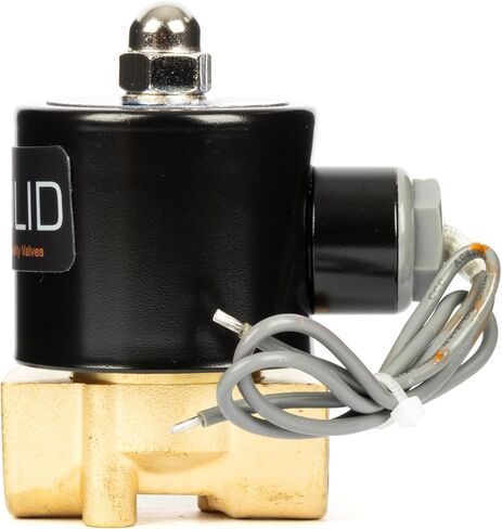 U.S. Solid 1/4" Brass Electric Solenoid Valve 24VDC Normally Closed VITON in Saudi Arabia
