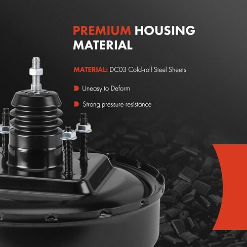 معزز فرامل الطاقة A-Premium متوافق مع Honda CR-V CRV 1997-2001، Odyssey 1998 & Acura CL 1998-1999، Integra 1998-2001، بدون أسطوانة رئيسية in Kuwait