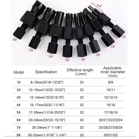 Generic Blind Hole Bearing Puller Tools Steel Collets Professional Insert Bearing Puller Disassembly Removal Tool for Motorcycle, 12mm to 14mm in Saudi Arabia
