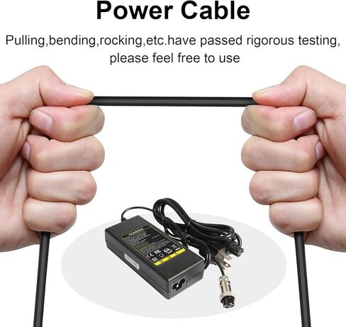 شاحن سكوتر ذو 4 شوكات لـ Segway Ninebot S/S-MAX/Mini lite/Mini PRO، شاحن 63V 1.1A TREE.NB متوافق مع Ninebot، استبدال شاحن موصل 4 دبوس in Kuwait