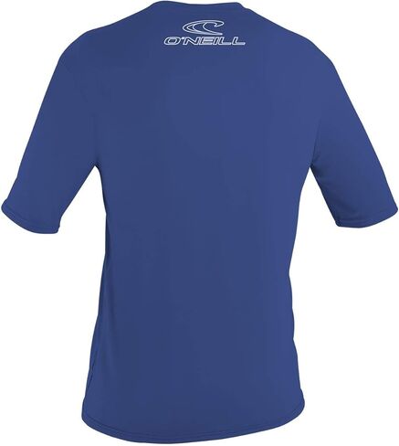 تي شيرت Oneill Linear S/S Rash للرجال - أبيض - صغير (X-Large) in Saudi Arabia