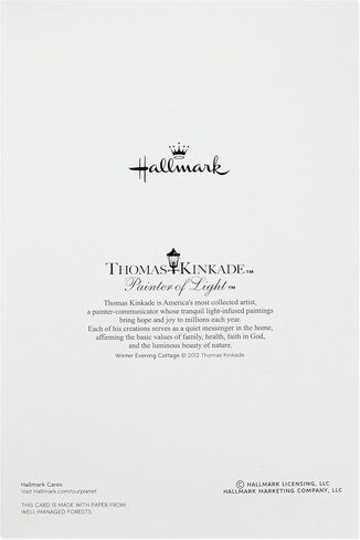 Hallmark Thomas Kinkade Christmas Cards (16 Cards and Envelopes) Christmas Blessing in Saudi Arabia