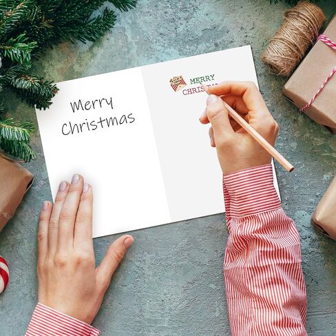 Christmas Card for Wife - 5" x 7" Romantic Christma's Card with Envelopes, Xmas Cards for Girlfriend, Lover, Unique Christmas Gifts for Wife from Husband Boyfriend, Early Xmas Gift Ideas in Saudi Arabia