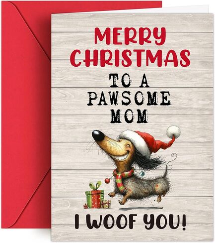 Christmas Card for Wife - 5" x 7" Romantic Christma's Card with Envelopes, Xmas Cards for Girlfriend, Lover, Unique Christmas Gifts for Wife from Husband Boyfriend, Early Xmas Gift Ideas in Saudi Arabia