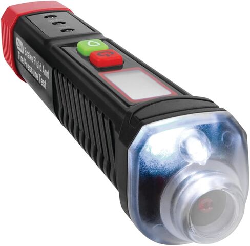 أداة اختبار رطوبة سائل الفرامل W181 - 5 قراءات LED، تمت معايرتها لـ DOT 4، محمولة مع بطارية AAA متضمنة، غير مخصصة للاستخدام على DOT 5 in Saudi Arabia