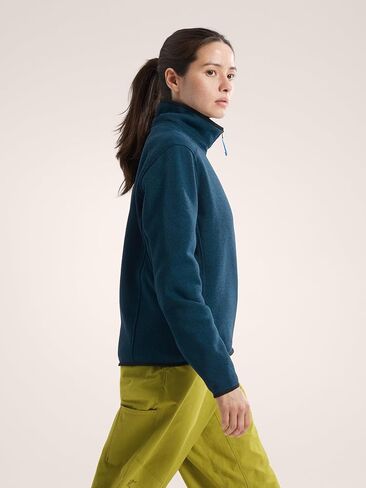 Arc'teryx Covert 1/2 رقبة بسحاب للسيدات | بلوفر صوف دافئ مصنوع من مواد معاد تدويرها in Kuwait