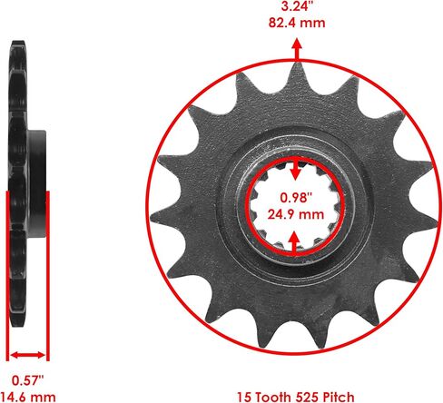 Caltric Black Drive Chain And Sprocket Kit Compatible with Kawasaki Zzr600 Zx600J 2005 2006 2007 2008 in Saudi Arabia