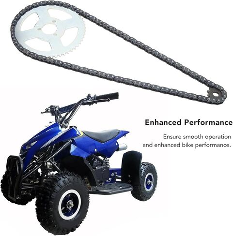 T8F Gear Chain Set, High Strength Front and Rear T8F Sprocket Chain Kit, Fit for Mini Dirt ATV Pocket Bikes in Saudi Arabia