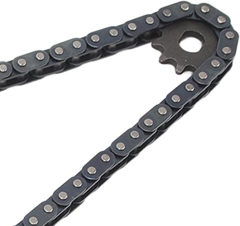 T8F Gear Chain Set, High Strength Front and Rear T8F Sprocket Chain Kit, Fit for Mini Dirt ATV Pocket Bikes in Saudi Arabia