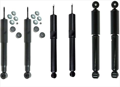 DTA 40601 Full Set of 6 Shocks Quad Shock System Compatible With Ford F150 4WD 1990-1996. 4 For Front and 2 Rear in Saudi Arabia