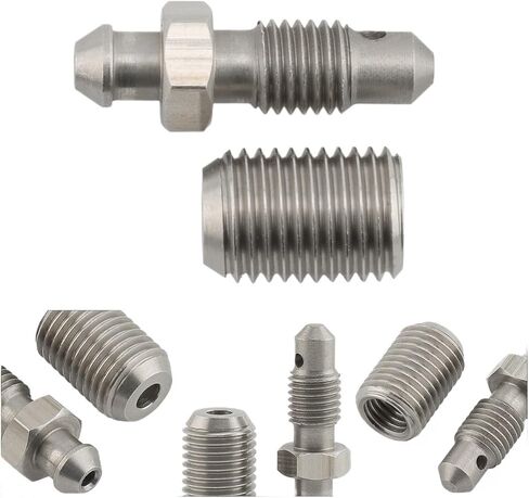 Custom Universal For Harley Touring Sportster Dyna Softail OEM # 57601 Motorcycle Brake Caliper Bleeder Screw Repair Kit in Saudi Arabia