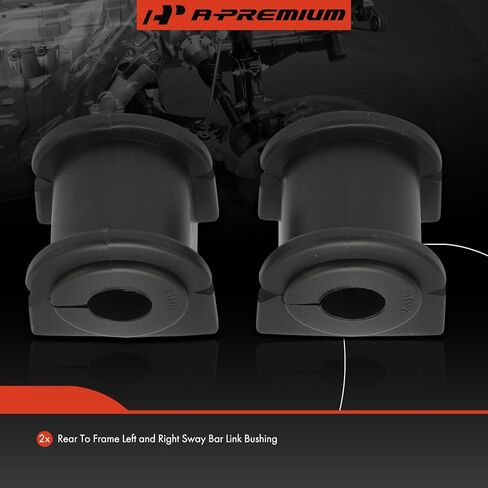 مجموعة جلبة A-Premium 2 × من الخلف إلى الإطار، متوافقة مع Jeep Compass 2011، وPatriot 2011، وDodge Caliber 2007-2011، وChrysler Sebring 2010 in Saudi Arabia