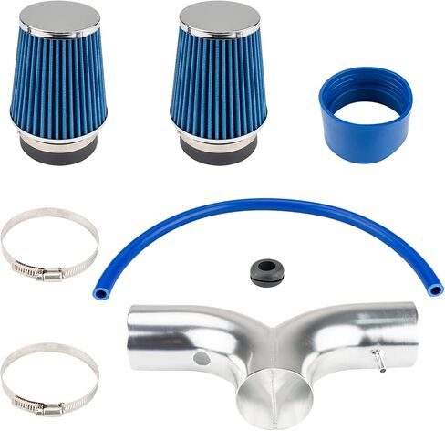 KAX 3.5 inch Cold Air Intake System Kit Compatible with 2002-2007 Ram 1500 3.7/4.7L, Blue in Saudi Arabia