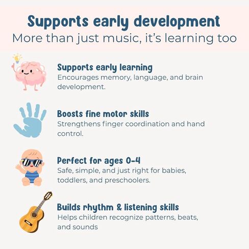 I Discover Blues Music – Sound Book for Babies & Toddlers | 6 Real Blues Songs | Interactive Board Book with Music | Ages 0-4 | Pirouette Kids in Saudi Arabia