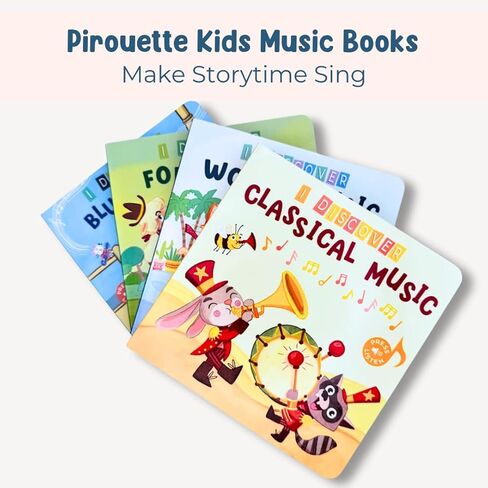 I Discover Blues Music – Sound Book for Babies & Toddlers | 6 Real Blues Songs | Interactive Board Book with Music | Ages 0-4 | Pirouette Kids in Saudi Arabia