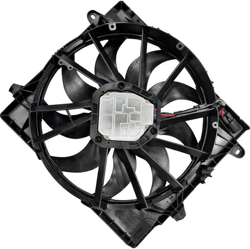 for Jeep Gladiator,Wrangler 2018 2019 2020 Replacement 68282799AE Dual Radiator and Condenser Fan Assembly 1PCS in Saudi Arabia