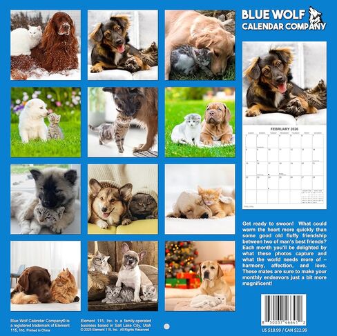 تقويم الحائط الشهري لصغار الباندا لعام 2026 | تقويم حيوانات الأطفال اللطيفة 2025-2026 in Kuwait