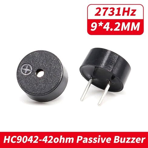 10pcs Passive Buzzer 9042 16ohm 42 Ohms AC 3V 3.3V 9 * 4.2mm 9x4.2mm 16R Mini Electromagnetic Buzzers(10pcs HC9042 42ohm) in Kuwait