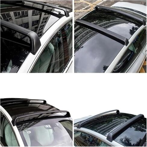 Roof Rack Upgrade Antitheft Locks Roof Rack Cross Bars Compatible for Tesla Model Y Model 3 Aluminum Cargo Carriers Rooftop Crossbar Holder in Saudi Arabia