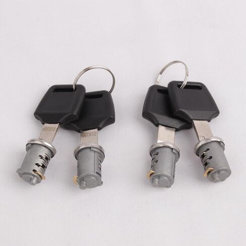 Car Roof Core Kit Fixed Lock Cylinders with Key Rustproof Replacement Roof Cargo Locks for Bike Rack Cross Bar, Type A in Saudi Arabia