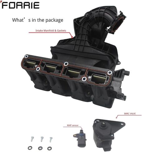 4884495AK Upper Engine Intake Manifold Replacement Fits for 2007-2009 Chrysler Sebring/2007-2011 Dodge Caliber,Journey,Avenger/2007-2017 Jeep Compass,Patriot in Saudi Arabia