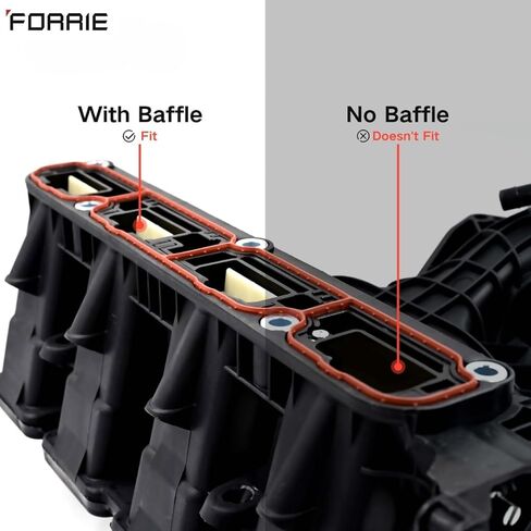 4884495AK Upper Engine Intake Manifold Replacement Fits for 2007-2009 Chrysler Sebring/2007-2011 Dodge Caliber,Journey,Avenger/2007-2017 Jeep Compass,Patriot in Saudi Arabia