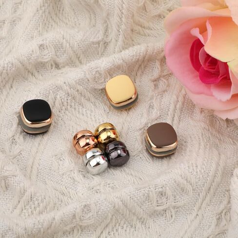 7pcs Hijab Magnetic Pins, 2 Shapes Pinless Strong Hijab Magnets for Clothing Multi-Purpose Scarf Magnetic Pin Shawl Clasp Brooch Small Convenient Magnetic Clips for Scarves, Women Girls in Saudi Arabia