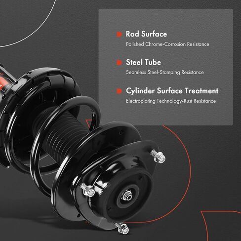 A-Premium Front Complete Strut and Coil Spring Assembly Compatible with Subaru WRX 2015-2021, 2.0L, 2-PC Set in Saudi Arabia