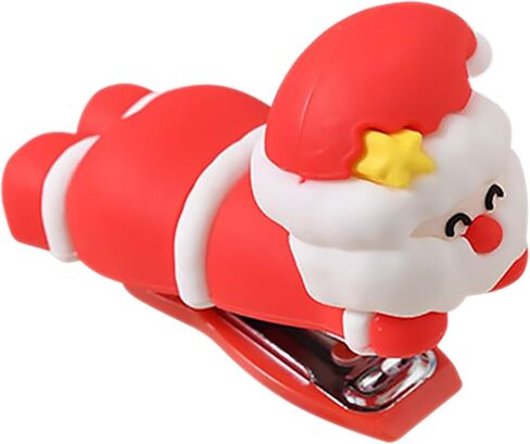 Santa Claus Mini Stapler Portable Small Cartoon Stapler for School and Home Use Fun Design in Saudi Arabia