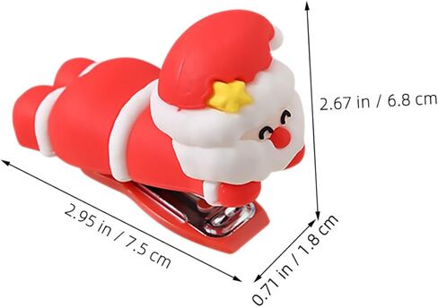 Santa Claus Mini Stapler Portable Small Cartoon Stapler for School and Home Use Fun Design in Saudi Arabia
