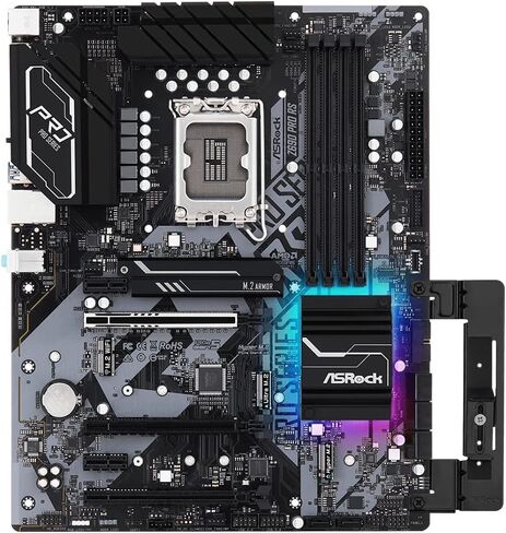 ASROCK Z690 PRO RS مقبس LGA1700/ Intel Z690/ DDR4/ SATA3&USB3.2/ M.2/ ATX اللوحة الأم in Saudi Arabia