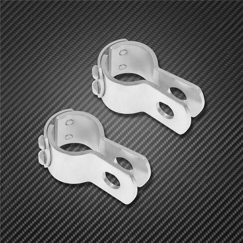 Footrest Foot Pegs For Harley for Sportster for XL 1200 for Dyna for Touring For Yamaha(Chrome Footpeg Clamp) in Saudi Arabia