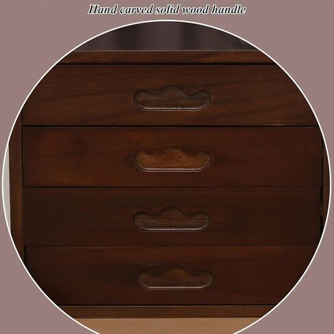 Flat File Cabinet Storage, Desktop Drawer Cabinet - Wooden Desktop Storage Box with Lockable Drawers, Office Supplies A4/Receipt File Organizer, Flat File Cabinet (B) in Saudi Arabia