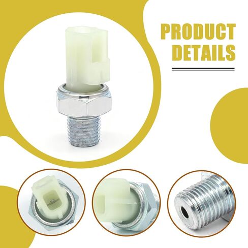 Oil Pressure Sensor Switch Compatible with Ford Lincoln Replaces# SW8368 PS288 For Explorer, F150/ F250/ F350, Transit 150/250/ 350, Mustang, MKZ, Navigator, Fixes Oil Warning Light in Kuwait