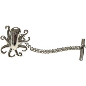 Kiola Designs Silver Toned Octopus Tie Tack