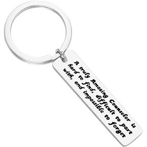 School Counselor Keychain Counselor Gifts Advisor Gifts A truly Amazing Counselor is Hard to Find Keychain Thank You Keychain Gifts for Guidance Counselor Principal Consultant