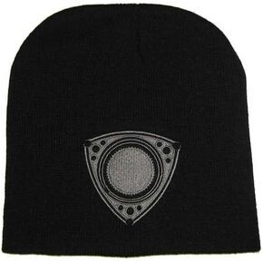 Rotor Logo on Beanie - Black with Gray Embroidered Rotor