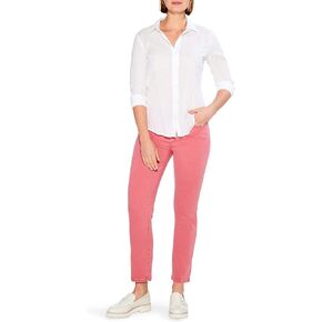 NIC+ZOE Women's Colored Mid Rise Straight Ankle Jeans