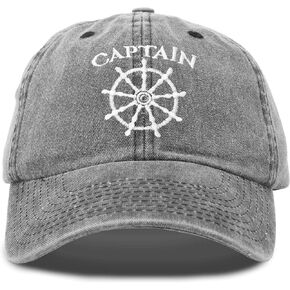 DALIX Captain Hat Sailing Baseball Cap Navy Gift Boating Men Women Vintage