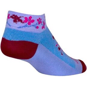 SockGuy, Blossom, Classic Sock, Sporty and Stylish, 3 Inches - Small/Medium