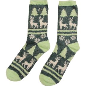 Columbia Women's Cozy Snowflake Socks 1 Pair, Nightwave, Women's Shoe 4-10