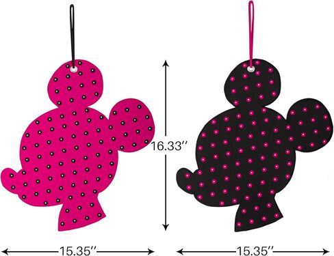 باكماكسي قطعتان من منظم حلي الاحذية، حامل عرض معلق لحلي كروك، منظم حلي زينة للاحذية يثبت على الحائط، حامل عرض محمول لحلي الاحذية in Kuwait
