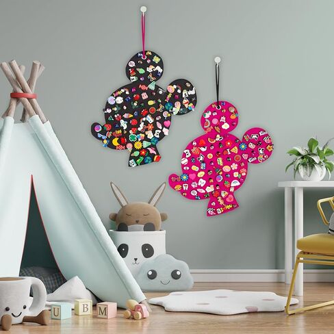 باكماكسي قطعتان من منظم حلي الاحذية، حامل عرض معلق لحلي كروك، منظم حلي زينة للاحذية يثبت على الحائط، حامل عرض محمول لحلي الاحذية in Kuwait