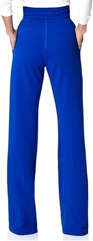 OPOIPIN Women's High Waisted Tie Front Business Office Work Wide Leg Long Pants with Pockets in Saudi Arabia