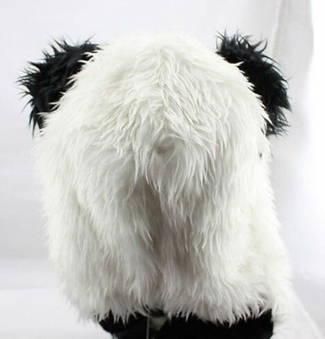 Panda Full Animal Hoodie Hat (Faux Fur) 3 in 1 Function in Kuwait